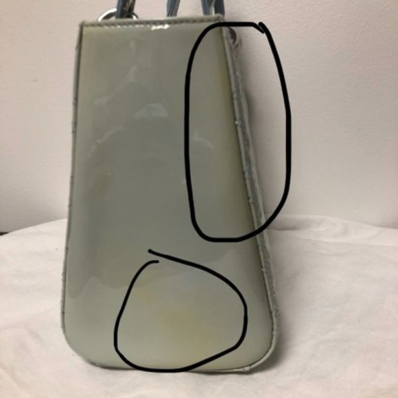 Christian Dior lady Dior patent med sz on hold - Picture 6 of 6